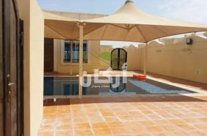 مظلات بولي ايثيلين للمسابح