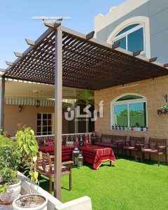 استخدامات المظلات الخشبية وأماكن تركيبها