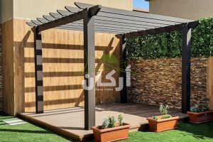 اشكال مظلات خشبية 