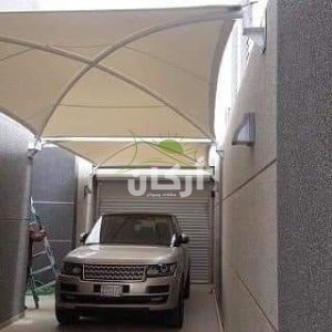 مظلات سيارات متحركة بلاستيك
